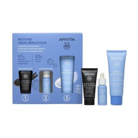 Apivita Routine Aqua Beelicious Κρέμα Τζελ Ενυδάτωσης Ελαφριάς Υφής 40ml & ΔΩΡΟ Μαύρο Τζελ Καθαρισμού 15ml & Booster Αναζωογόνηση 10ml