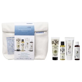 Korres The Mediterranean Travel Rituals Promo Pure Greek Olive Blossom Body Cream 40ml & Olive Blossom Showergel 40ml & Aloe Shampoo 40ml & Conditioner 40ml