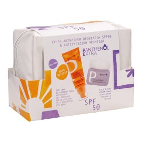 Medisei Promo Panthenol Extra Sun Care Diaphanous Αντηλιακό Τζελ Προσώπου SPF50 50ml & Αντιρυτιδική Κρέμα Προσώπου & Ματιών 50ml & Δώρο Νεσεσέρ