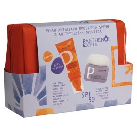 Medisei Promo Panthenol Extra Sun Care Color Αντηλιακή Κρέμα-Τζελ Με Χρώμα Προσώπου SPF50 50ml & Αντιρυτιδική Κρέμα Προσώπου & Ματιών 50ml & Δώρο Νεσεσέρ