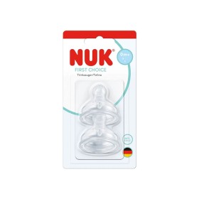 Nuk First Choice Θηλή Σιλικόνης S 0m+, 2τεμ