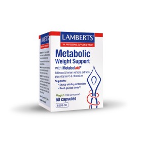 Lamberts Metabolic Weight Support Συμπλήρωμα Διατροφής για την Υποστήριξη του Μεταβολισμού 60 κάψουλες