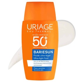 Uriage Bariesun Ultra Light Fluid SPF50+, Λεπτόρρευστο Αντηλιακό Προσώπου για Πρόληψη της Φωτογήρανσης 30ml