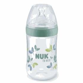 Nuk For Nature Μπιμπερό PP Με Δείκτη Ελέγχου Θερμοκρασίας & Θηλή Σιλικόνης Medium 6-18m 260ml