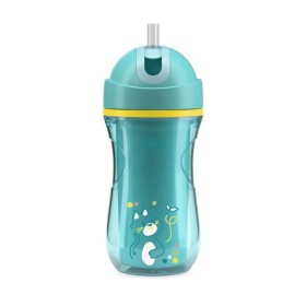 Chicco Sport Cup Mix & Match Sky Blue, Εκπαιδευτικό Ποτήρι Με Καλαμάκι Για 14+ Μηνών 266ml