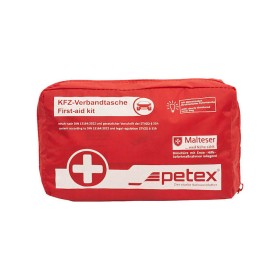 Petex Φαρμακείο Πρώτων Βοηθειών Αυτοκινήτου με Εξοπλισμό και Πιστοποίηση DIN 13164:2022
