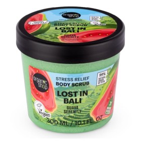 Natura Siberica Organic Shop Lost in Bali Body Scrub Stress Relief Guava Serenity Απολεπιστικό Σώματος με Γκουάβα, 300ml