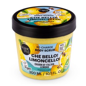 Natura Siberica Organic Shop Che Bello! Limoncello! Body Scrub Charm of Italian Lemons Απολεπιστικό Σώματος με Λεμόνι, 300ml