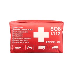 First Aid Kit  Φαρμακείο Πρώτων Βοηθειών Αυτοκινήτου με Εξοπλισμό και Πιστοποίηση DIN 13164:2022