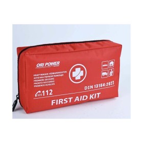 First Aid Kit  Φαρμακείο Πρώτων Βοηθειών Αυτοκινήτου με Εξοπλισμό και Πιστοποίηση DIN 13164:2022 – φωτογραφία 2