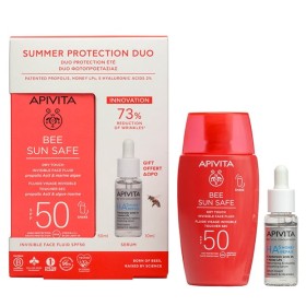 Apivita Promo Summer Protection Duo Bee Sun Safe Dry Touch Λεπτόρευστη Κρέμα Προσώπου κατά των Πανάδων & Ρυτίδων SPF50 50ml & Δώρο HA5 Honey Repair Serum Ορός Επανόρθωσης 10ml