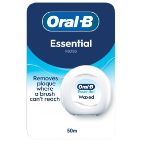 Oral-B Essential Floss Κηρωμένο Οδοντικό Νήμα 50m