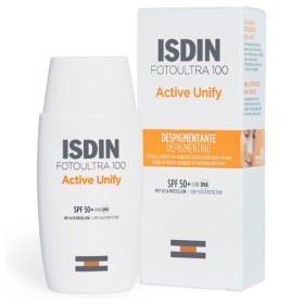 Isdin FotoUltra 100 Active Unify Fusion Fluid Αντηλιακό Προσώπου για Κηλίδες Spf50+ 50ml