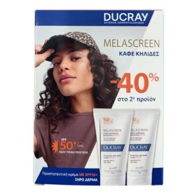 Ducray PROMO Melascreen Anti-Spots Fluid SPF50+ Λεπτόρρευστη Αντηλιακή Κρέμα κατά των Κηλίδων Για Ξηρές Επιδερμίδες 2x50ml