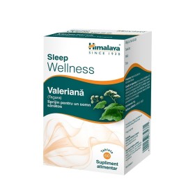 Himalaya Sleep Wellness Valeriana Συμπλήρωμα Διατροφής Εκχυλίσματος του Βοτάνου Βαλεριάνας για Χαλάρωση, Ευκολότερο & Καλύτερο Ύπνο 60tabs