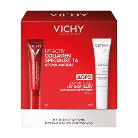 Vichy Promo Liftactiv Collagen Specialist 16 Eye Cream 15ml & Capital Soleil Uv-Age Daily SPF50+ 15ml