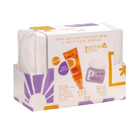 Panthenol Extra Promo Diaphanous Αντηλιακό Τζελ Προσώπου SPF30 50ml & Face & Eye Cream Αντιρυτιδική Κρέμα Προσώπου & Ματιών 50ml & Νεσεσέρ