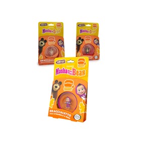 Medico Italian Brand Masha - Orso Αντικουνουπικό Παιδικό Βραχιόλι Σε Διάφορους Χρωματισμούς 1 Τεμάχιο