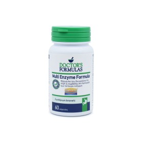 Doctors Formula Multi Enzyme Formula Φόρμουλα για την Διευκόλυνση της Πέψης & την Καλή Λειτουργία των Πεπτικών Ενζύμων 60caps