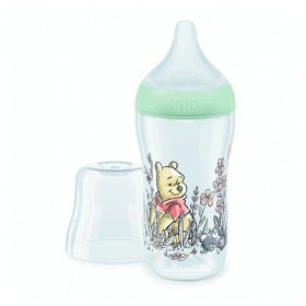 Nuk Perfect Match Disney Winnie Pooh Πλαστικό Μπιμπερό με Μαλακή Θηλή Σιλικόνης 3m+ 260ml