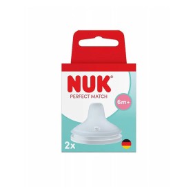 Nuk Perfect Match Θηλή Σιλικόνης Flow Control 6+μηνών 2τεμ