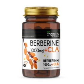 Inoplus Berberine 1000mg & CLA για την Υποστήριξη του Μεταβολισμού & τη Διαχείριση του Σωματικού Βάρους 60 Κάψουλες