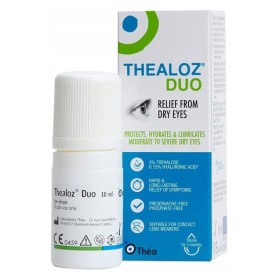Thea Thealoz Duo Οφθαλμικές Σταγόνες Υποκατάστατο Δακρύων με Υαλουρονικό Οξύ, 10ml