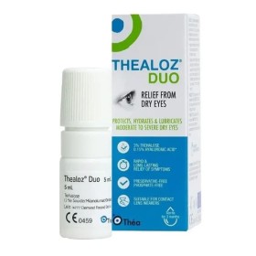 Thea Thealoz Duo Οφθαλμικές Σταγόνες Υποκατάστατο Δακρύων με Υαλουρονικό Οξύ, 5ml
