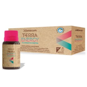 Genecom Terra Energy Συμπλήρωμα Διατροφής για Τόνωση και Ενέργεια 12 x 10 ml