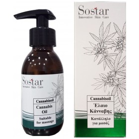Preview 2 of Sostar Cannabisoil Έλαιο Κάνναβης Κατάλληλο για Μασάζ 125ml