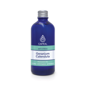 Camoil Geranium Calendula Massage Oil Anti-Stress Έλαιο 100ml