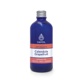Camoil Calendula Grapefruit Anti-Cellulite Massage Oil Έλαιο Μασάζ κατά της Κυτταρίτιδας & της Χαλάρωσης 100ml