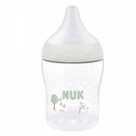 Nuk Perfect Match Αnti-Colic Πλαστικό Μπιμπερό με Δείκτη Ελέγχου Θερμοκρασίας 0m+ Χρώμα Γκρι προβατάκια 150ml