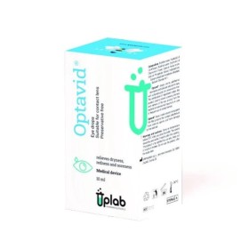 Uplab Pharmaceuticals Optavid Οφθαλμικές Λιπαντικές σταγόνες με Υαλουρονικό Οξύ 10ml