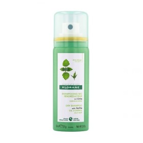Klorane Shampoo Sec Ortie - Ξηρό Σαμπουάν (Τσουκνίδας) για Λιπαρά Μαλλιά, 50ml