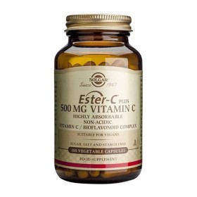 Solgar Ester-C 500mg Συμπλήρωμα Διατροφής Βιταμίνη C Για Ενίσχυση Του Ανοσοποιητικού 100 φυτικές κάψουλες