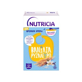 Nutricia Κρέμα Βανίλια Ρυζάλευρο Χωρίς Προσθήκη Ζαχαρης 250gr