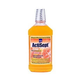 Intermed Actisept Mouthwash Orange - Στοματικό διάλυμα με γεύση πορτοκάλι, 500ml