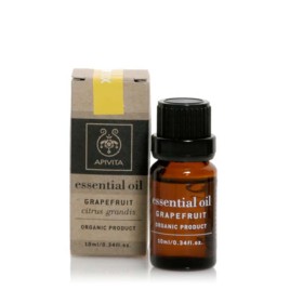 Apivita Essential Oil, Αιθέριο Έλαιο Γκρεϊπφρουτ για Αποτοξίνωση 10ml