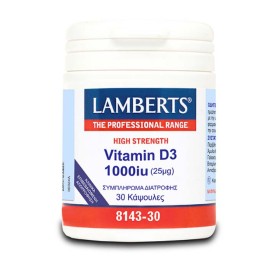 Lamberts Vitamin D3 1000iu 30 κάψουλες