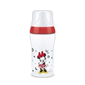 Nuk Disney Mickey Mouse Perfect Match 3m+ Μπιμπερό Κόκκινο με μαλακή θηλή σιλικόνης 260ml