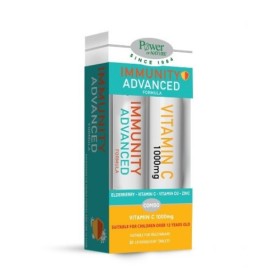 Power of Nature Immunity Advanced 20 αναβράζοντα δισκία & Vitamin C 1000mg 20 αναβράζοντα δισκία