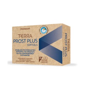 Genecom Terra Prost Plus Συμπλήρωμα διατροφής για την καλή υγεία του προστάτη με serenoa repens 30 Κάψουλες