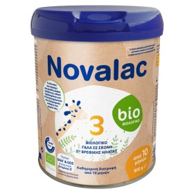 Novalac Bio 3 Βιολογικό Γάλα σε Σκόνη 3ης Βρεφικής Ηλικίας 10m+, 800g
