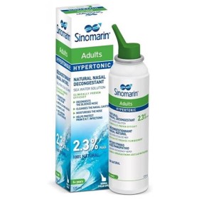 Sinomarin Adults Nose Care Spray Υπέρτονο Φυσικό Ρινικό Αποσυμφορητικό για Ενήλικες 125ml