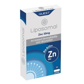 Quest Liposomal Zinc 30μg Λιποσωμικός Ψευδάργυρος 30 Κάψουλες