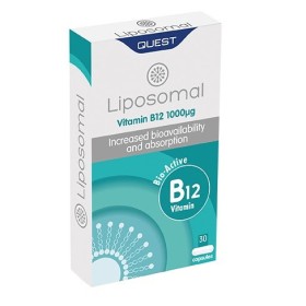 Quest Liposomal Vitamin B12 1000μg Λιποσωμιακή Βιταμίνη Β12 30 Κάψουλες