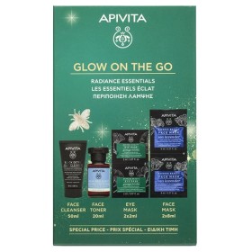 Apivita Promo Black Detox Cleanser 50ml & Aqua Beelicious Toner 20ml & Sea Lavender Face Mask 2x8ml & Ginkgo Biloba Eye Mask 2x2ml