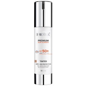 Froika Premium Sunscreen Tinted SPF50 Αντιηλιακή Κρέμα Προσώπου Με Χρώμα 50ml