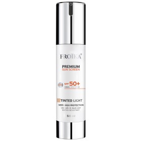 Froika Premium Sunscreen Tinted Light SPF50 Αντιηλιακή Κρέμα Προσώπου Με Χρώμα Ελαφριάς Υφής 50ml